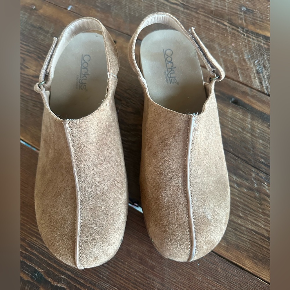 Corkys Women's Brown Suede Mules - 10